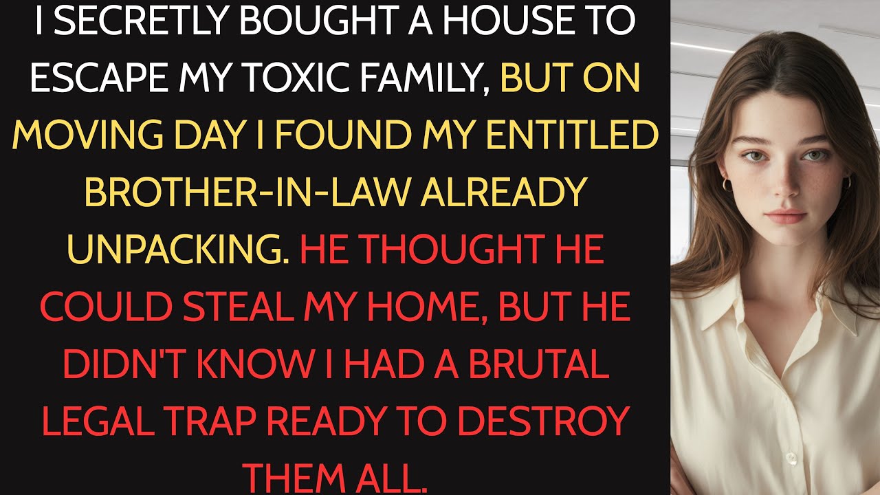 I secretly bought a house. On moving day, I found my sister's husband and his family with movers,