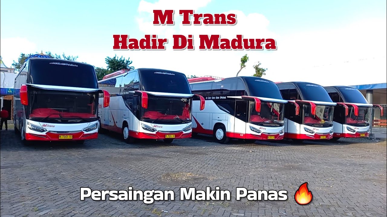 BUS MTRANS MASUK MADURA ❓️❗️| PERSAINGAN JALUR MADURA SEMAKIN PANAS 🔥✅️
