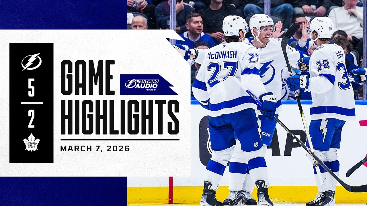 Lightning vs. Maple Leafs | Lightning Radio Highlights | March 7, 2026