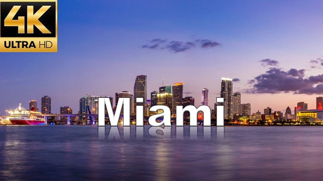 Miami in 4K - USA - SouthEast - Seat of Miami-Dade County, Florida