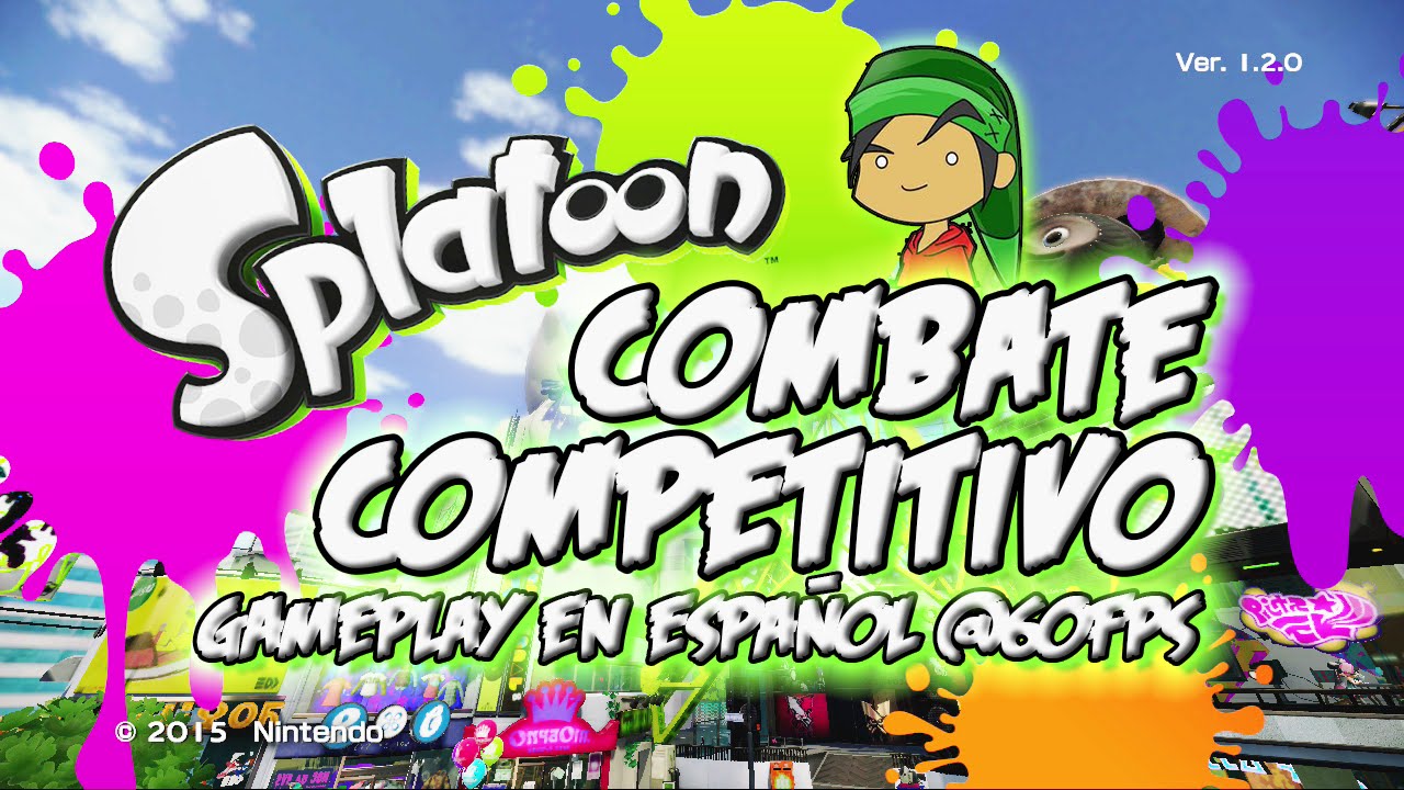 SPLATOON™ Combate Competitivo online en Jardín Botánico (DLC) @60fps
