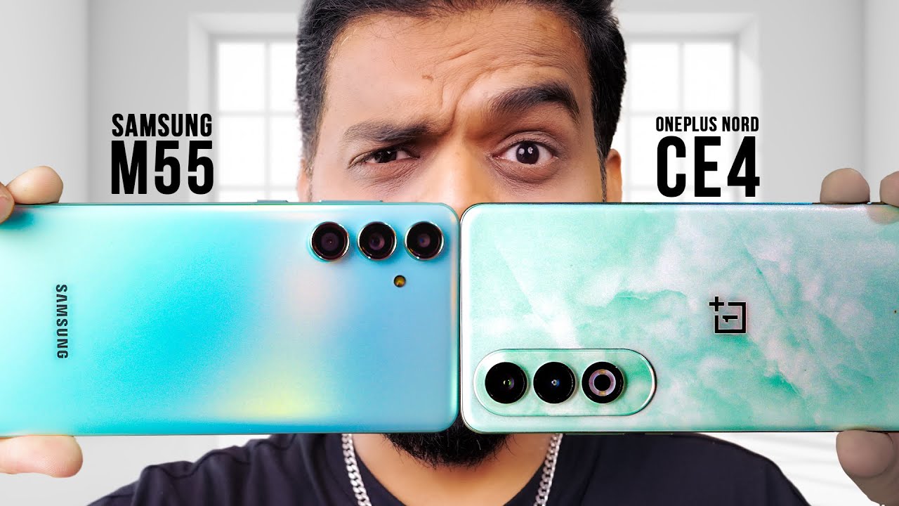 The Epic Battle: SAMSUNG Galaxy M55 vs OnePlus Nord CE 4