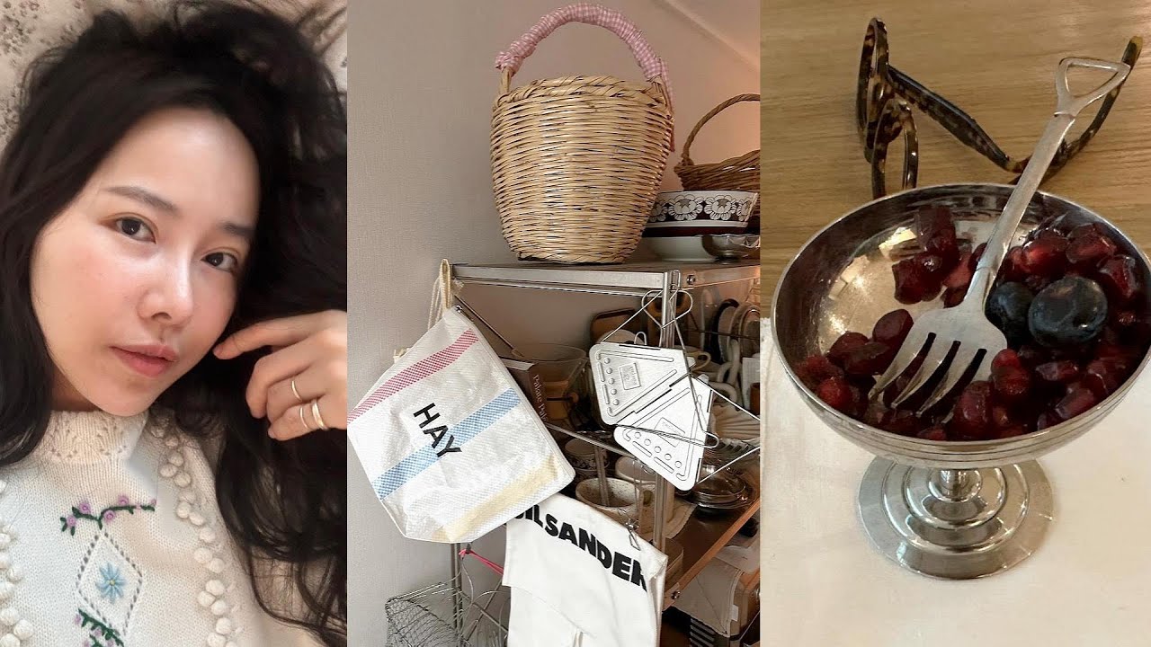 VLOG | 일상브이로그 | 나이키 V2K런 |몽뜨 언박싱| 내취향 가득 | 화이트 레이스 스커트| 비아플레인| 포츠포츠|