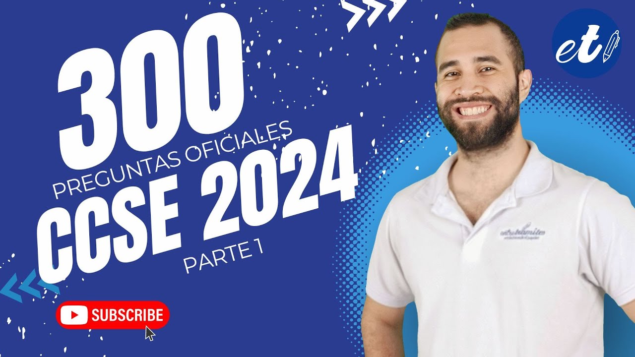 🖊 Examen CCSE 2024 de Nacionalidad Española PARTE 1
