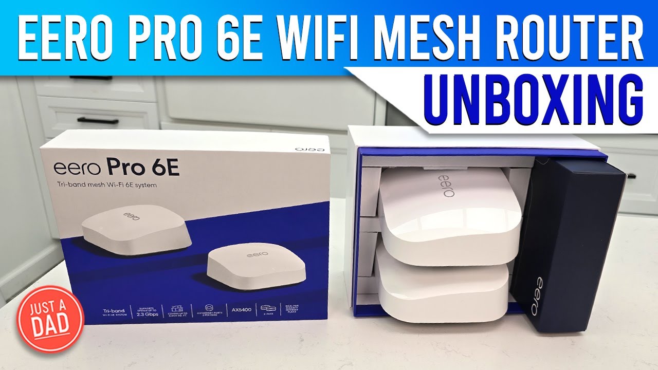 Маршрутизатор Mesh WIFI EERO Pro 6E (новейшая модель) S010001 РАСПАКОВКА