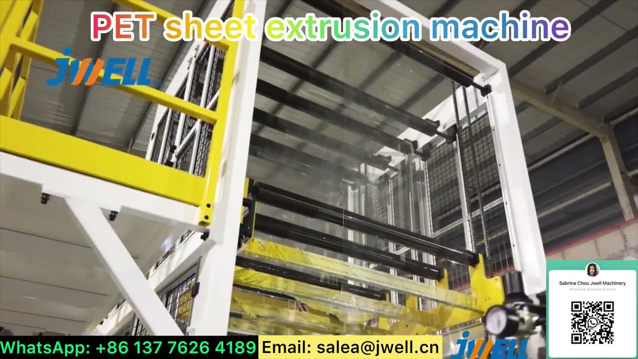 PET sheet extrusion machine 235---0086 137 7626 4189 #extruder #extrusion #PETextrusion