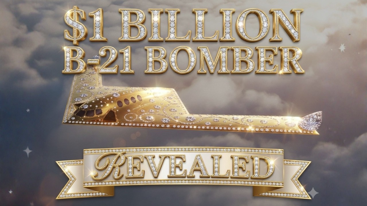 $1 Billion B-21 Raider Bomber Revealed | America’s Most Advanced Stealth Aircraft