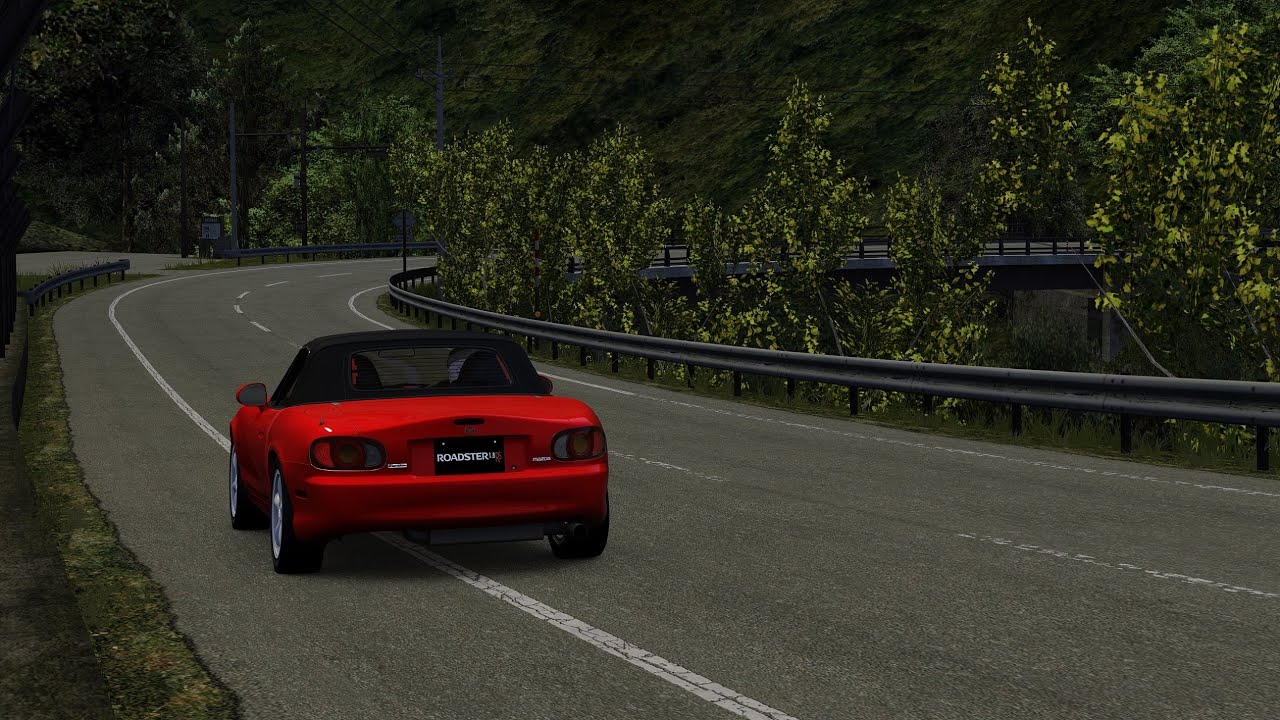 Assetto Corsa Miata NB impression at EK_Happogahara!