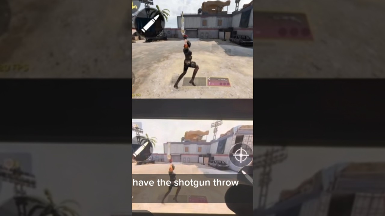 Анимация обучения броску ружья Broken Shot #callofduty #codm #gaming #short #cod