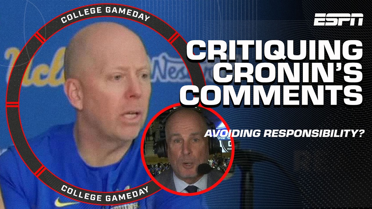 Jay Bilas CALLS OUT UCLA HC Mick Cronin after recent comments 🗣️ YOU'RE NOT TOUGH! | College GameDay