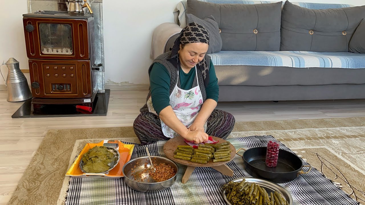 Yaprak sarmasını bu yöntemle❗️kalem gibi incecik sarmak artık çok kolay