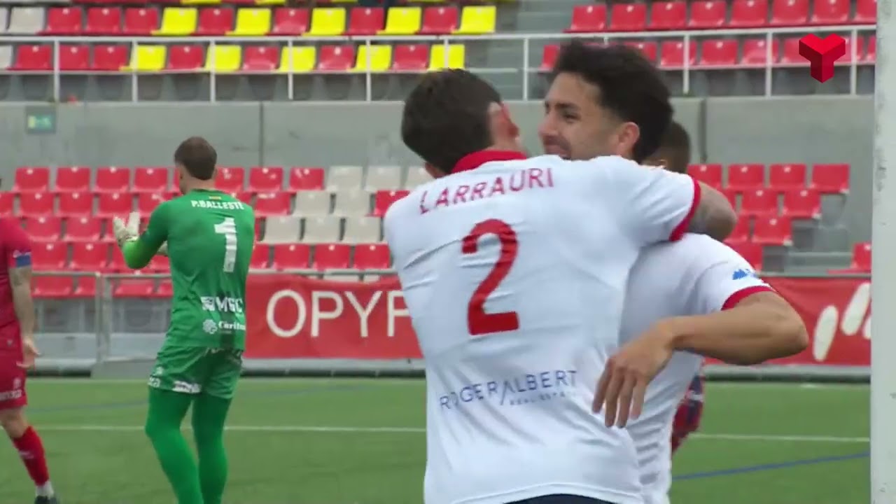 Un gol de Mario Domingo situa el Terrassa a un punt del play-off