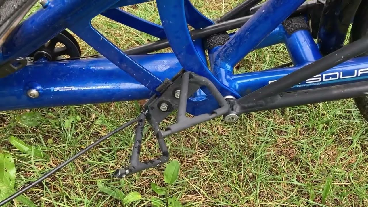 Flaschenhalter am Liegerad Trike gut anbringen