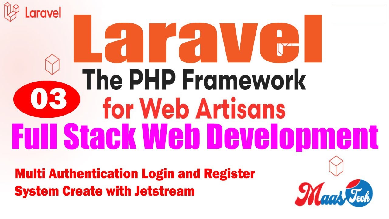 Full Stack Web Development with Laravel_ Multi Login and Register System in Jetstream_Part-03