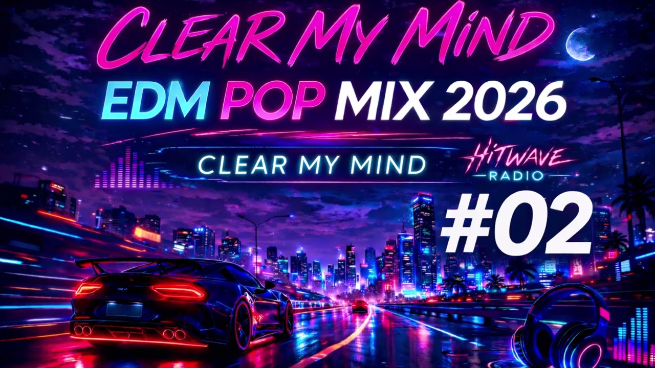 Night Drive EDM Pop Mix 2026 | Clear My Mind | Hitwave Radio #02