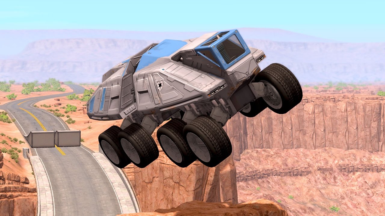 Epic High Speed Jumps #4 &ndash; BeamNG Drive
