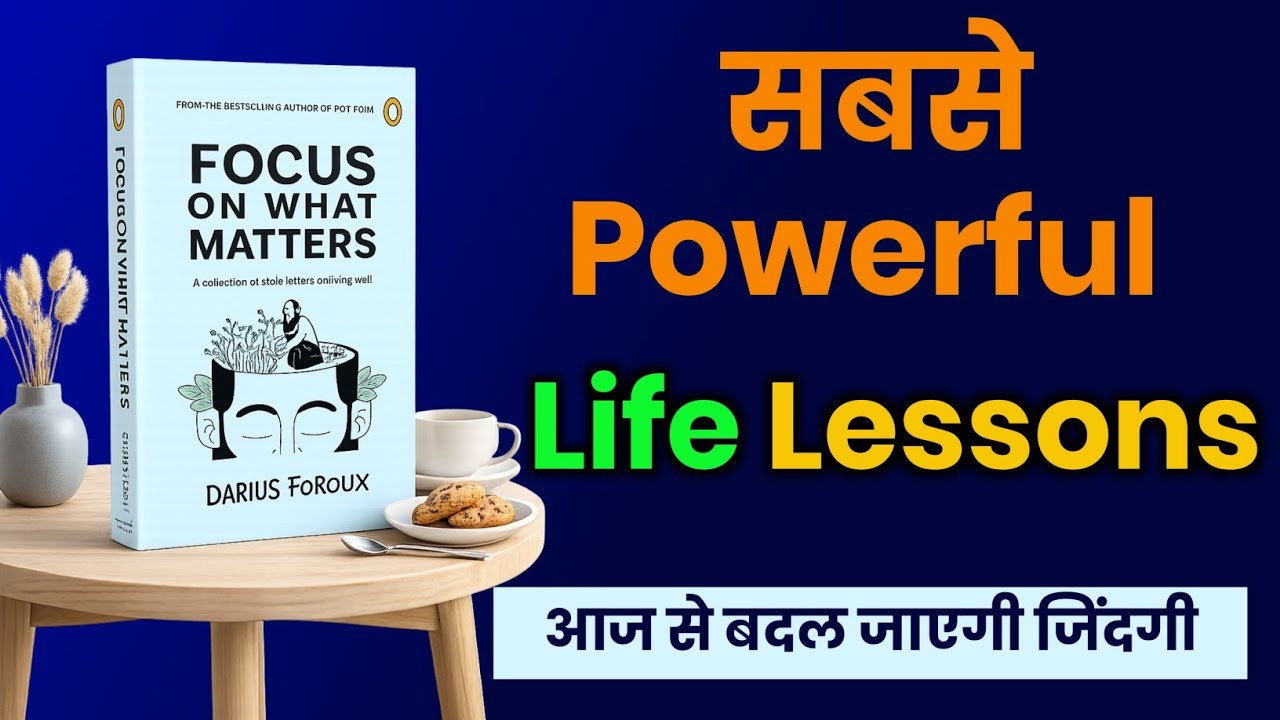🔥 Focus on What Matters | 10 Life Changing Lessons to Fix Your Focus | Hindi Audio Book Summary 