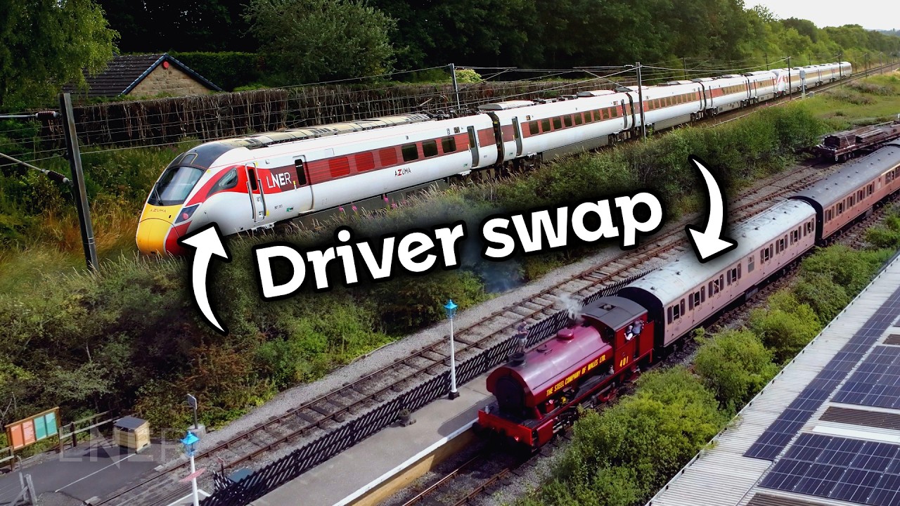 Мы посадили машиниста Азумы на паровоз 🚂 | Train Driver Challenge