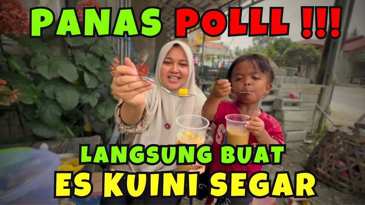 Cuaca Panas Parah! Kami Coba Bikin ES dari Mangga Kuini 😱🔥