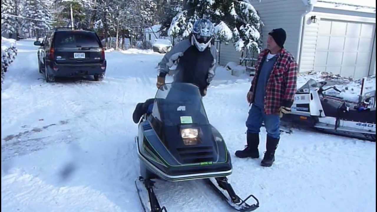 1989 ARCTIC CAT JAG 340 AROUND THE COMPOUND
