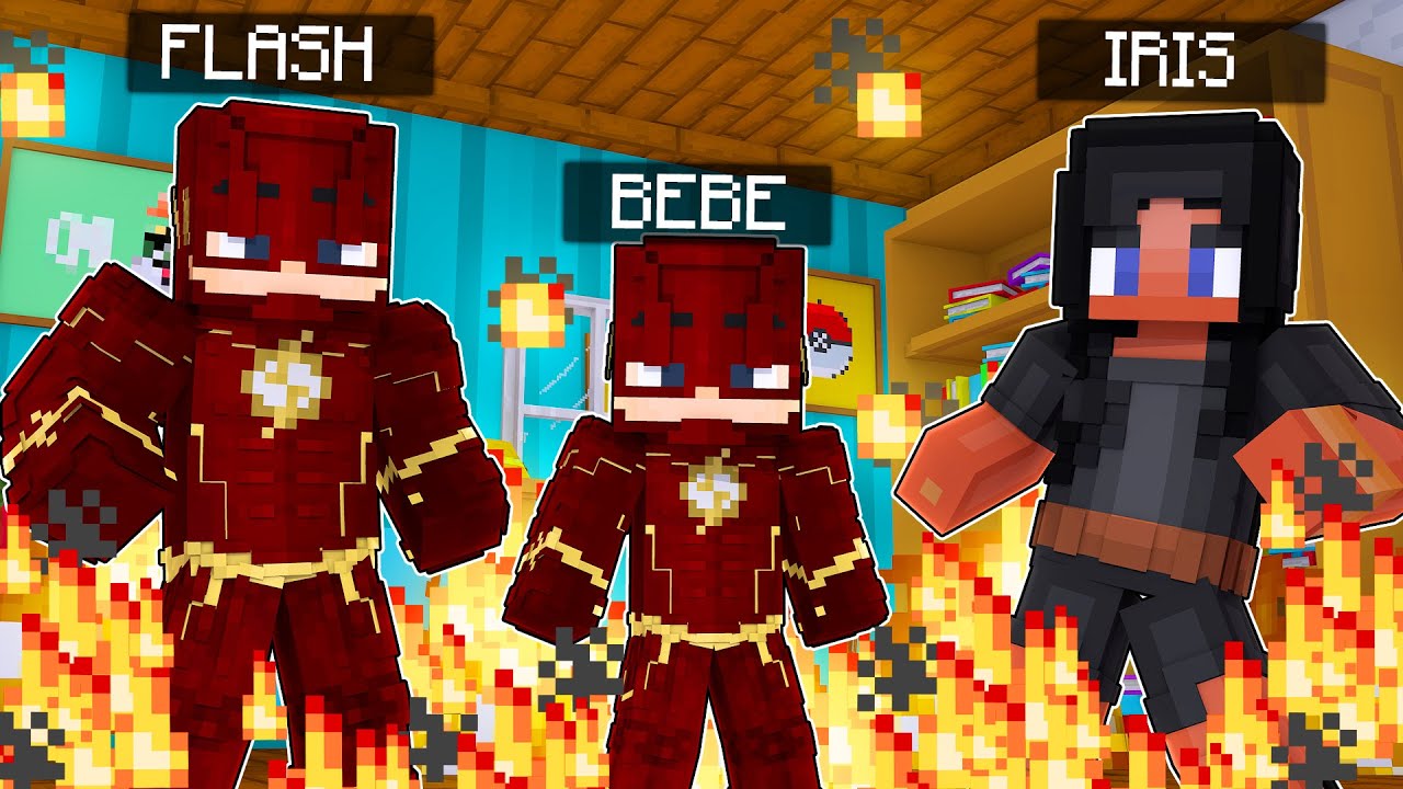 Minecraft: Who's Your Family? O FILHO DO FLASH GANHOU PODERES ‹‹ P3DRU ››