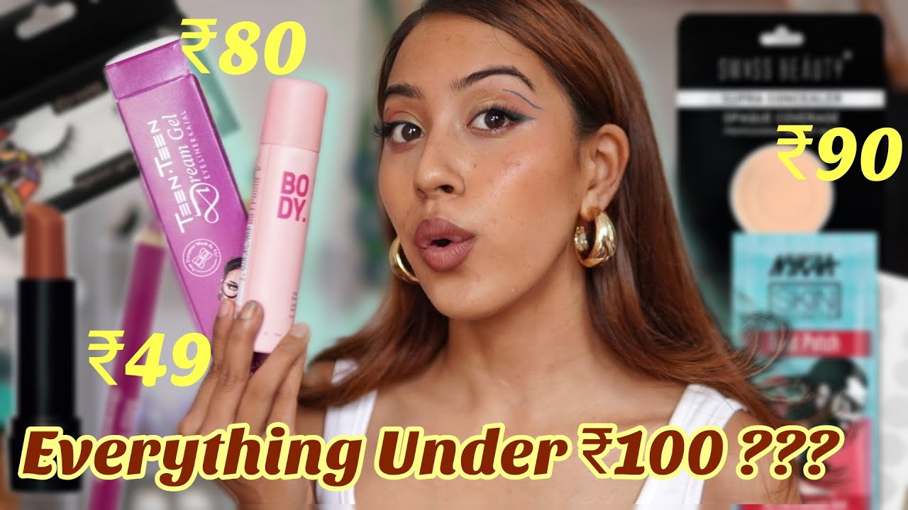 How are these Beauty Products Under ₹100 Only 😳😯 Top 10 Under ₹100