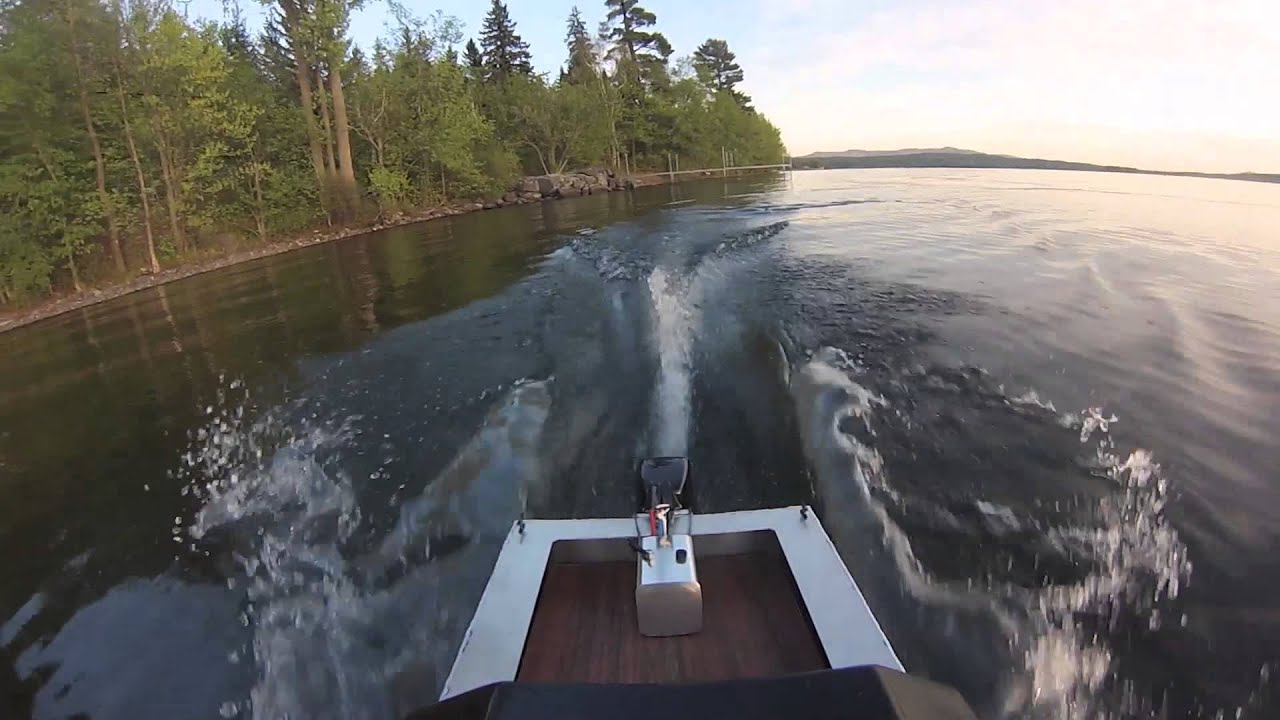 RC aluminum scale boat w/ proboat outboard- working motor trim and anchor winch (on board)