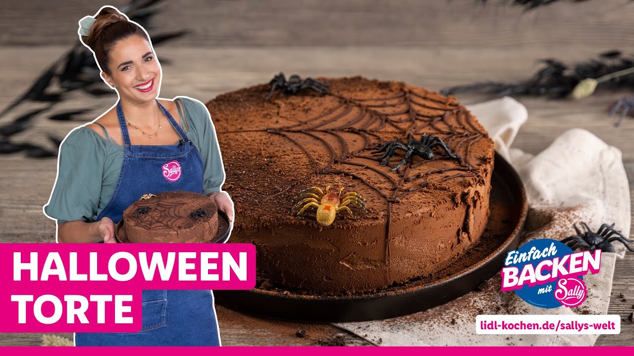 Schrecklich lecker | Halloween Torte | Rezepte für Lidl von Sallys Welt