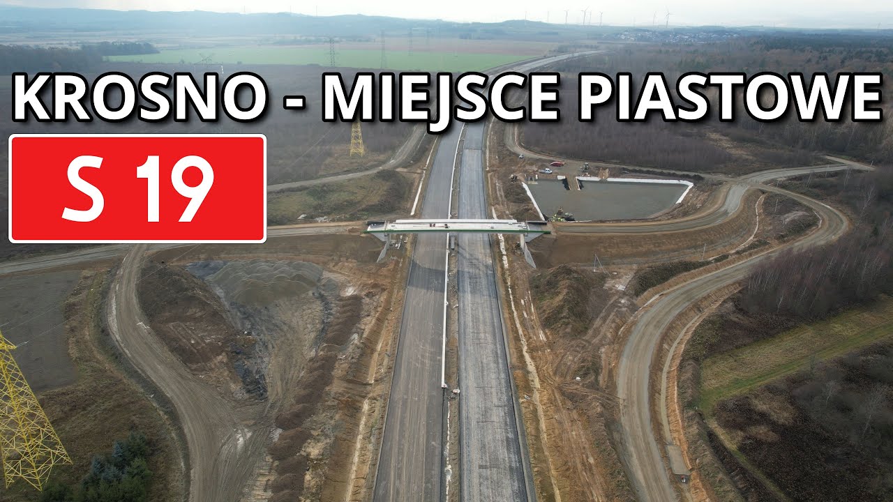 Budowa drogi ekspresowej S19 Krosno - Miejsce Piastowe. Przelot grudniowy