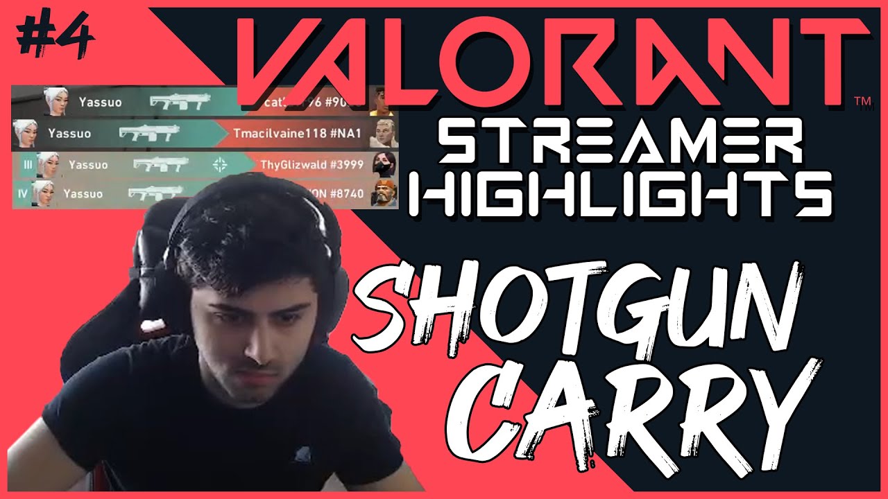 YASSUO SHOTGUN CARRY - VALORANT STREAMER HIGHLIGHTS #4