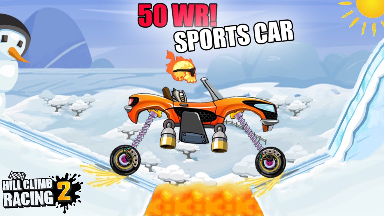 I GOT 50 SPORTS CAR WORLD RECORDS!🥇😱 Hill Climb Racing 2