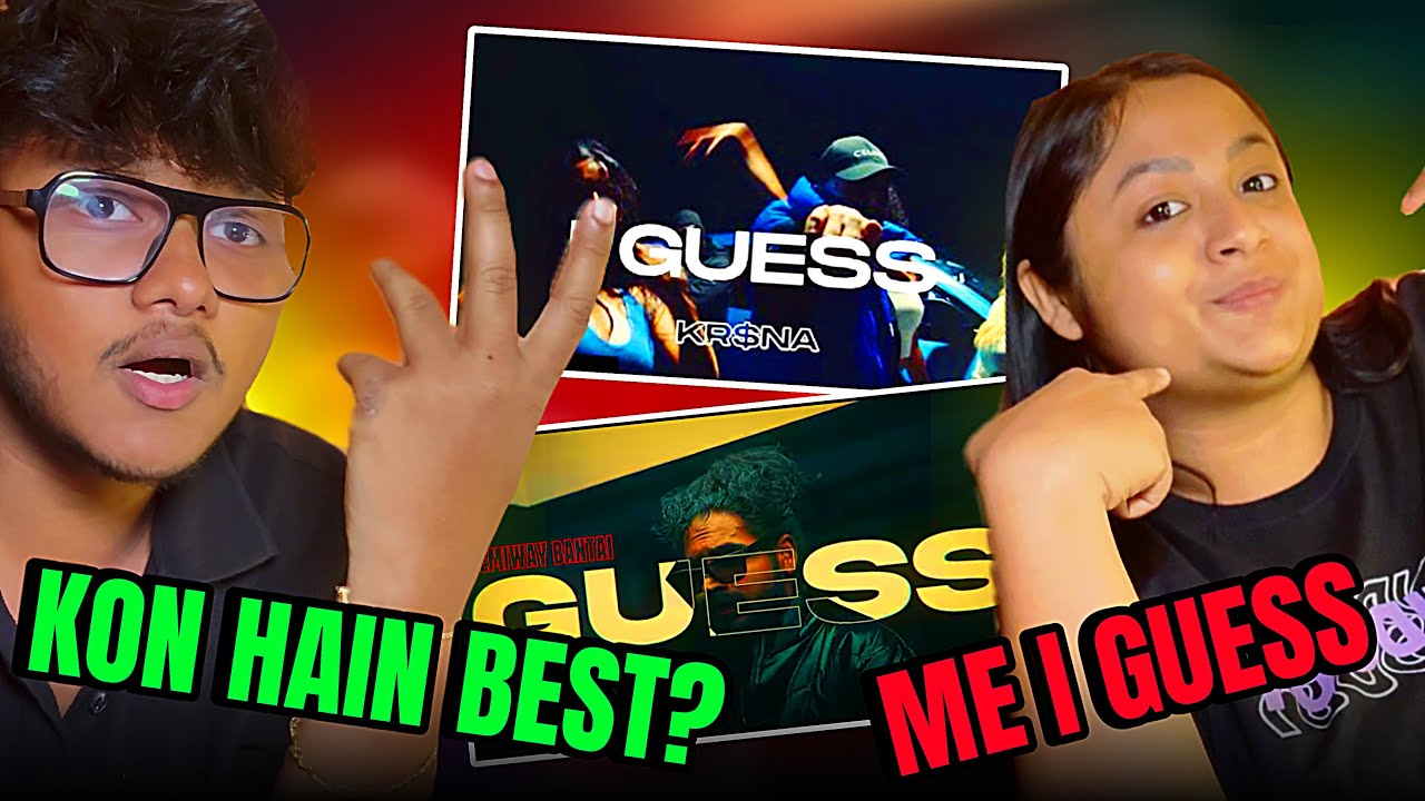 REACTING TO I GUESS & GUESS | EMIWAY BANTAI VS KR$NA | BEEF | ANUDAY