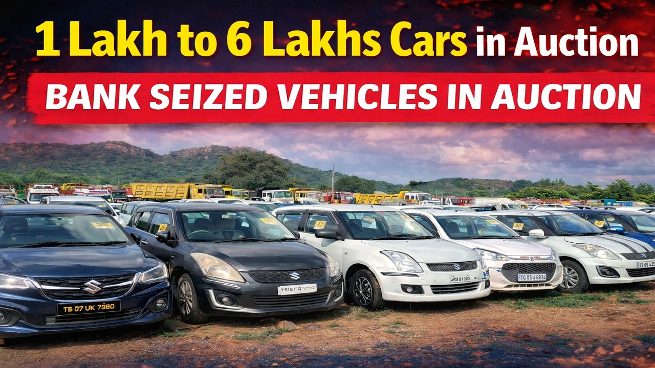 Bank Seized Cars 1 lakh to 6 lakhs Hatch Bag Maruti, Hyundai Tata, Toyota Cars  Prices & Details