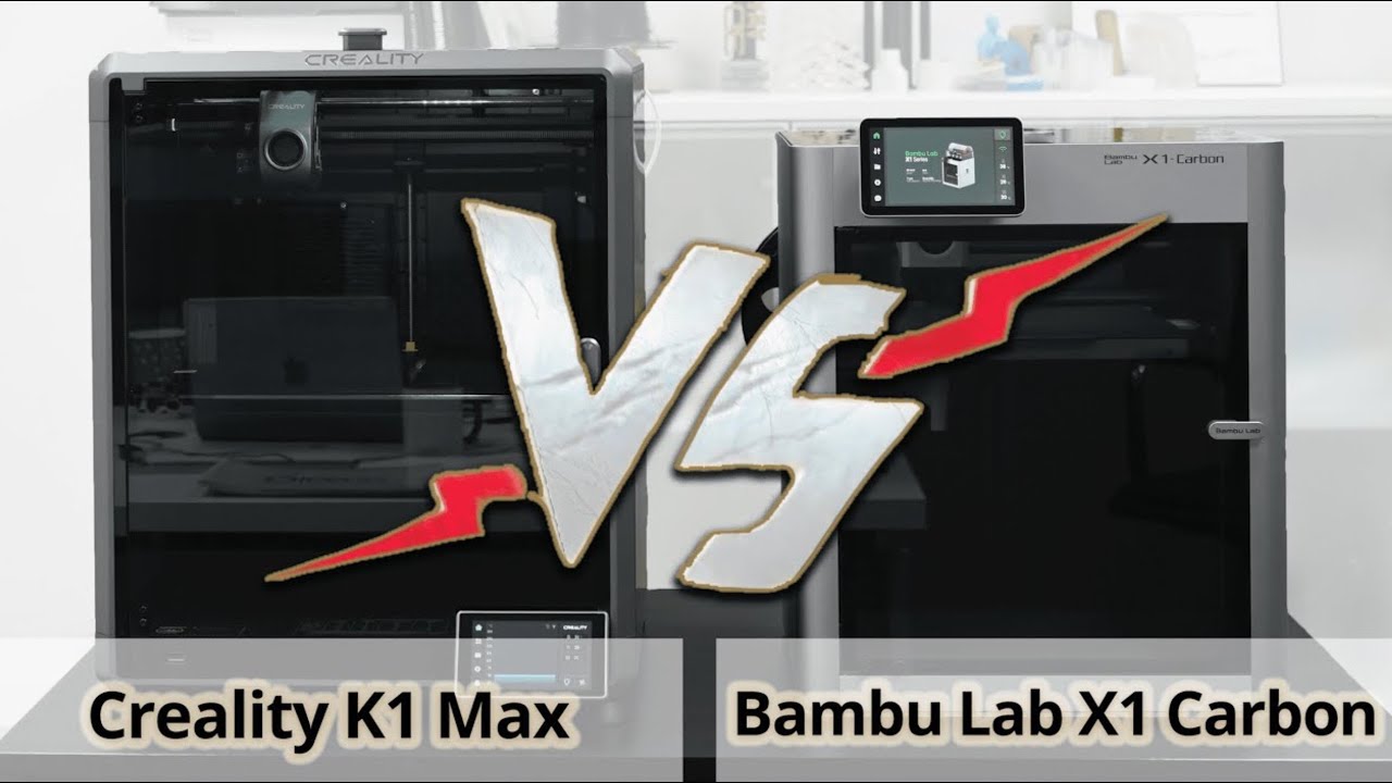 Bambu Lab X1 Carbon vs Creality K1 Max: FDM 3D печать на острие технологий