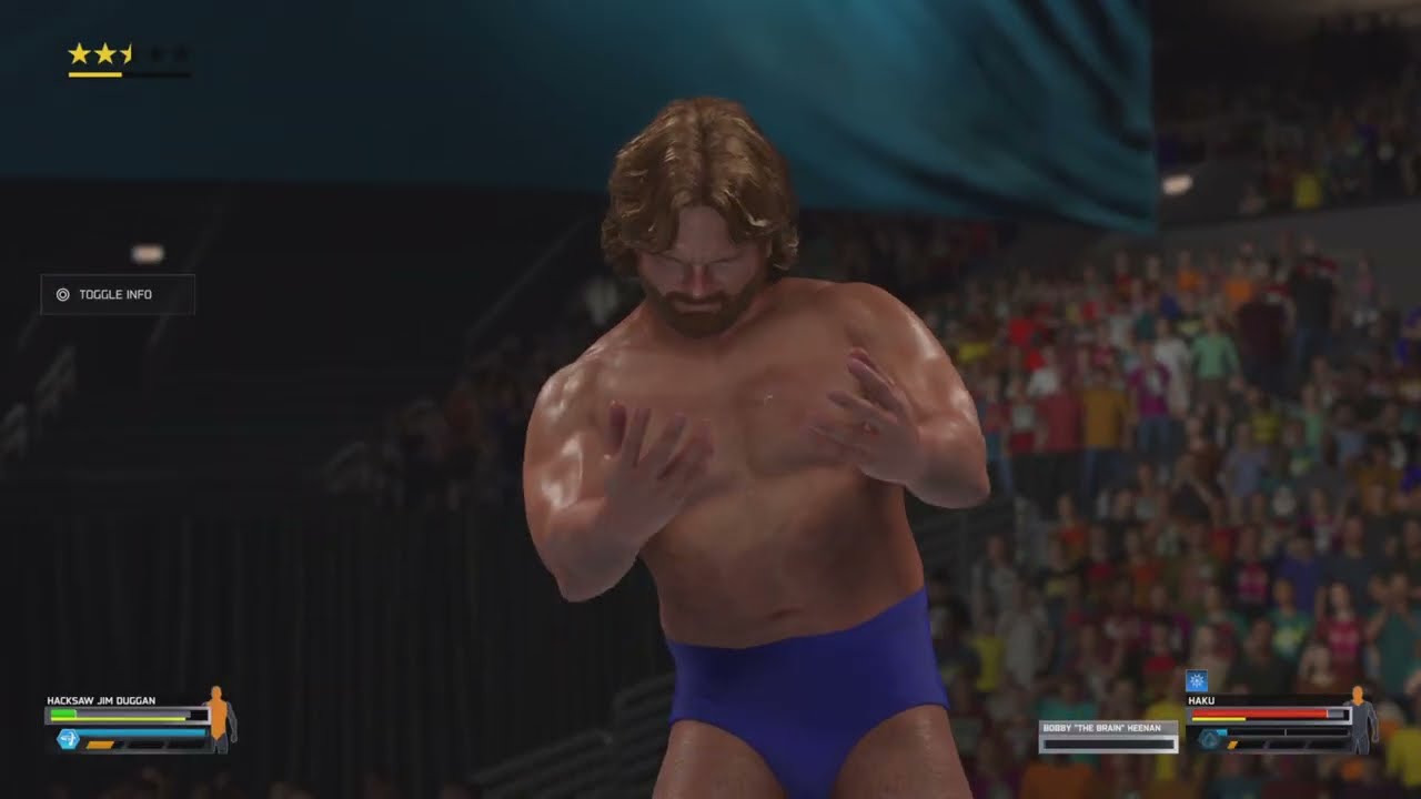 WWF Superstars Hacksaw Jim Duggan 🆚 Haku