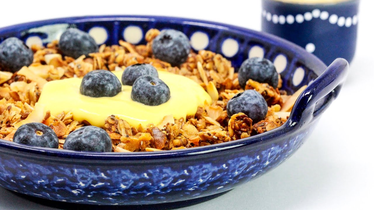 GRANOLA zuckerfrei - gesundes KNUSPERM&Uuml;SLI