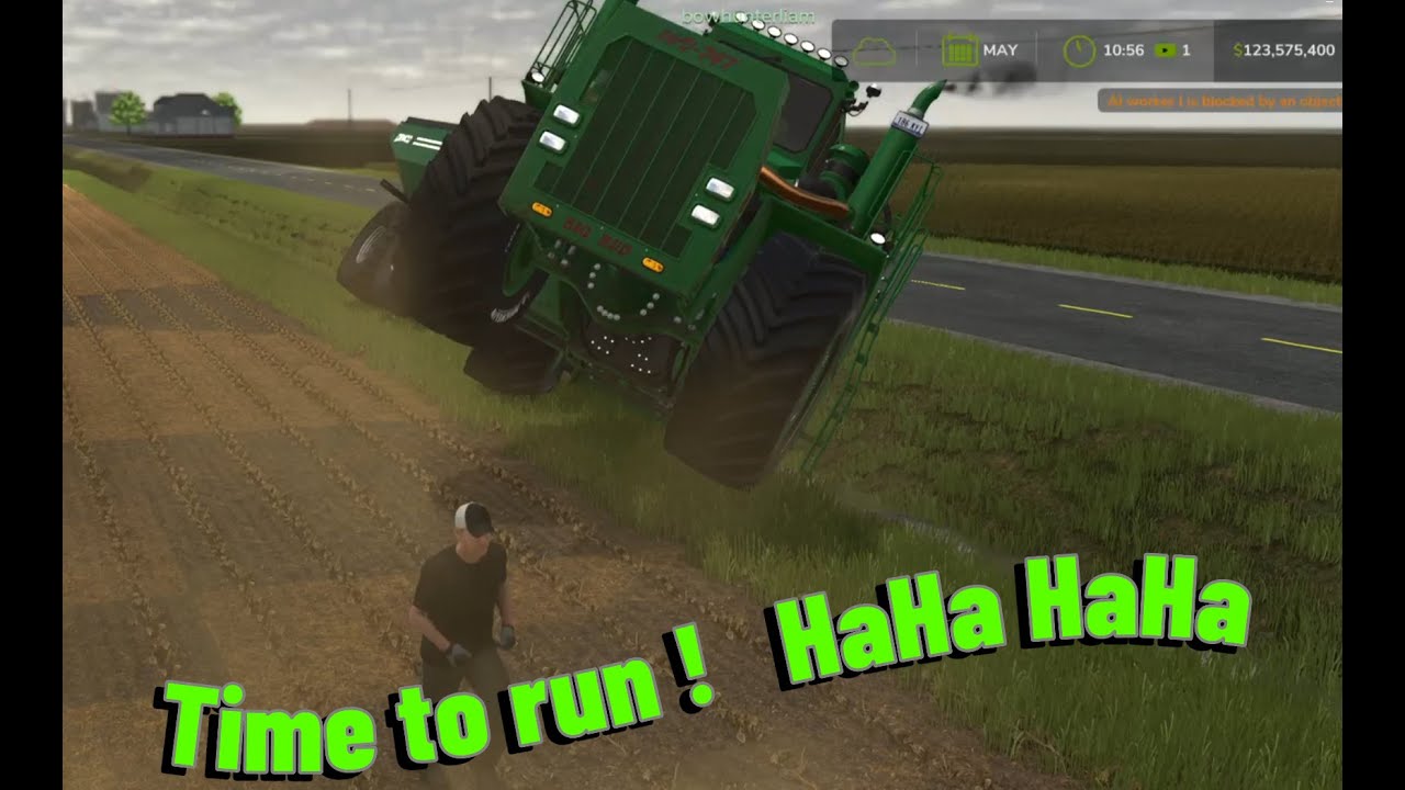 Harvesting the biggest field on a million $ farm