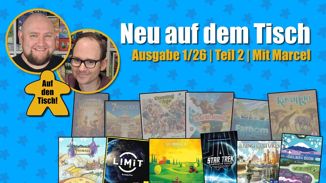 Neu auf dem Tisch | Nr. 1/26 - Teil 2 | 6 weitere Ersteindrücke mit Marcel