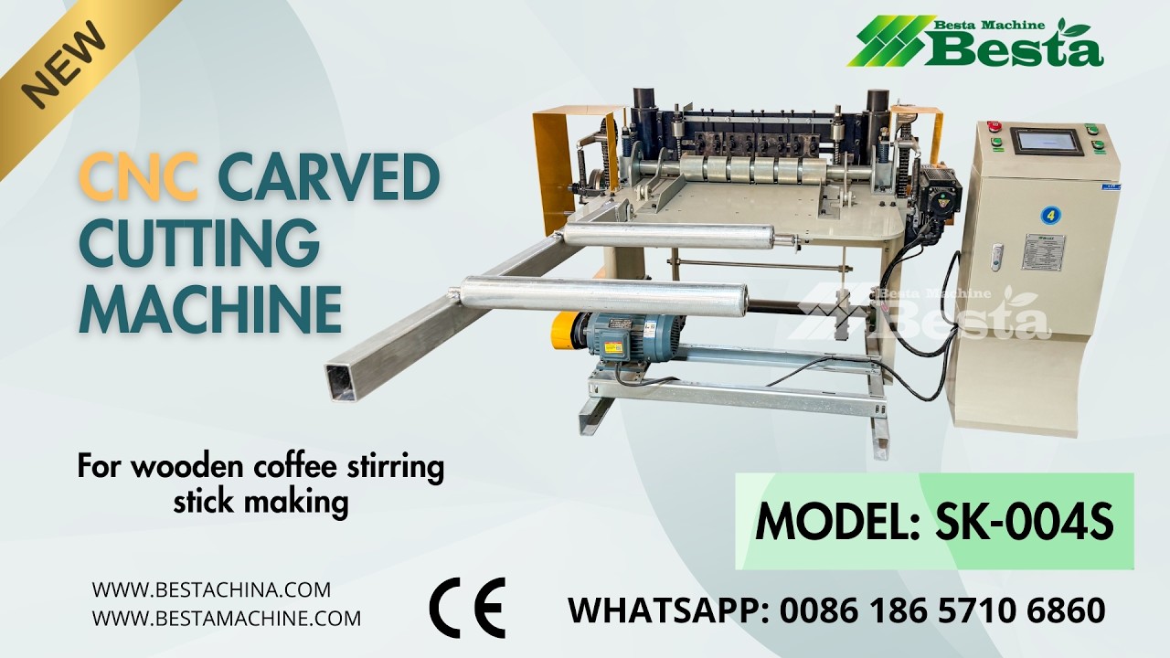 Wooden Coffee Stirirng Stick Making Machine (SK-004S CNC TYPE)