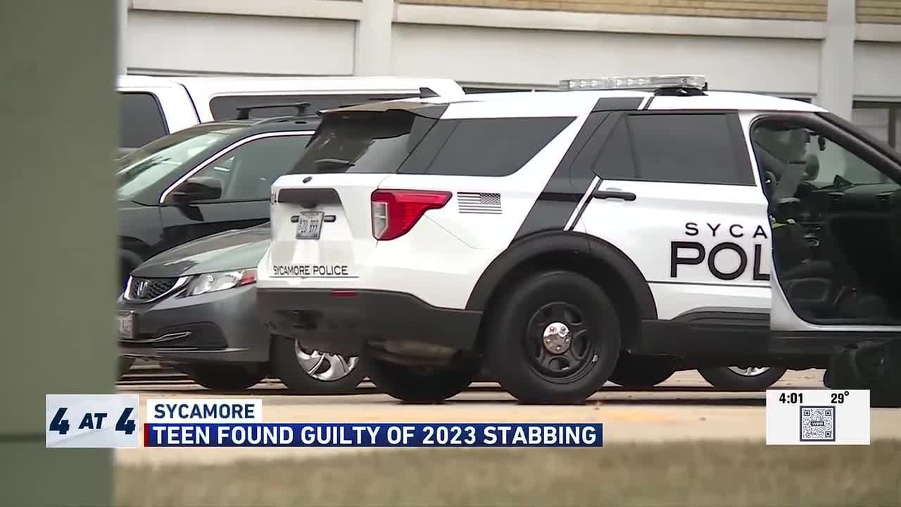 Jury finds Sycamore teen guilty of second-degree murder in 2023 stabbing