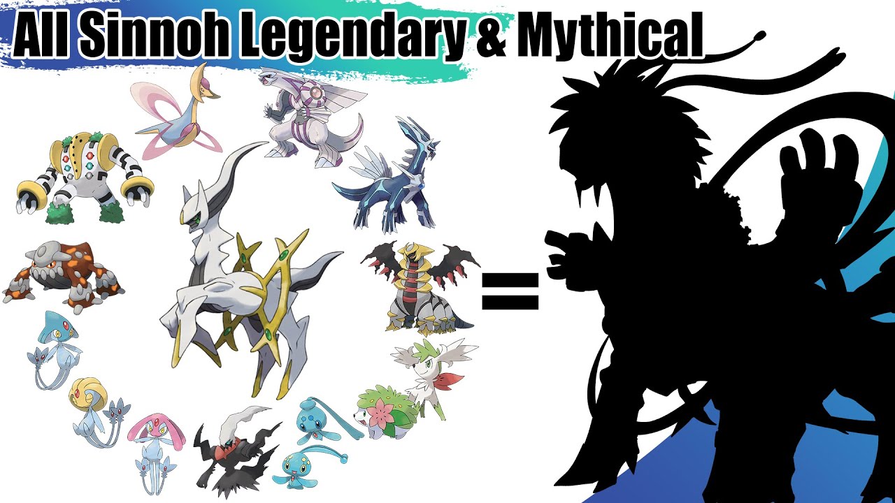 All Sinnoh Legendary & Mythical Pokémon Fusion | All Gen 1 - 2 - 3 Legendary Fusions | Max S