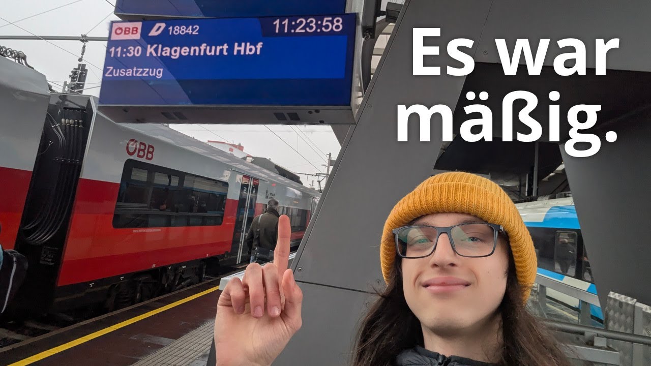 Ich war am ersten Tag der Koralmbahn dabei... auf Irrwegen.