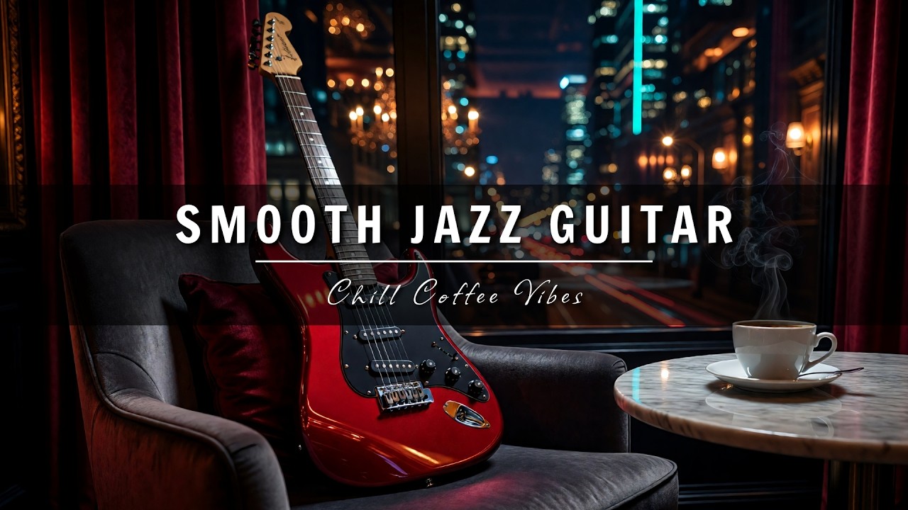 Smooth Jazz Guitar Music - Cool Cafe Vibes &bull; Relaxing Guitar Music for Cafe, Study & Work