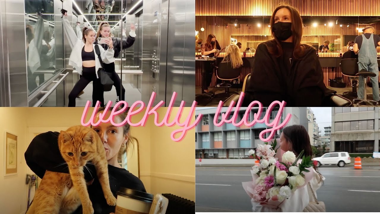 VLOG: a week at home, working out, thrift shopping, haircut & errands! | Emma Rose