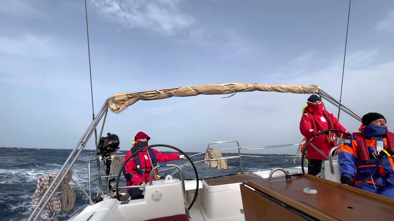 Alboran sea 35knots ,  Dufour 512 grand large