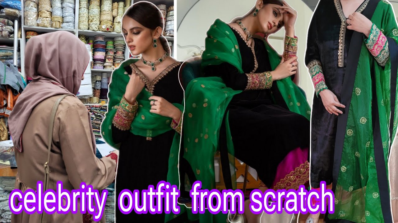 Celebrity designer outfit from scratch~ recreation designer outfit under budget 👗 2024  dress design