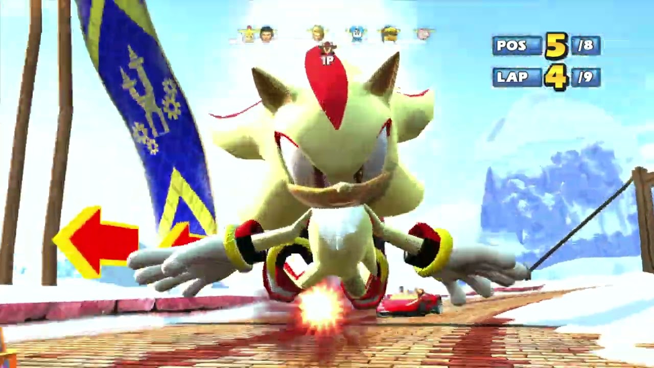 SHADOW Rampart Road 9 Laps Expert (Request) Sonic & Sega All-Stars Racing (2022)