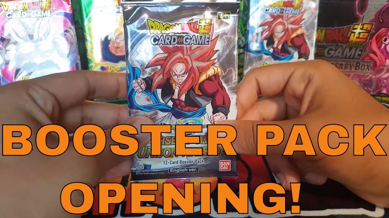 CAN 5 BOOSTER PACKS PULL SOMETHING GOOD? DRAGON  BALL SUPER CARD GAME