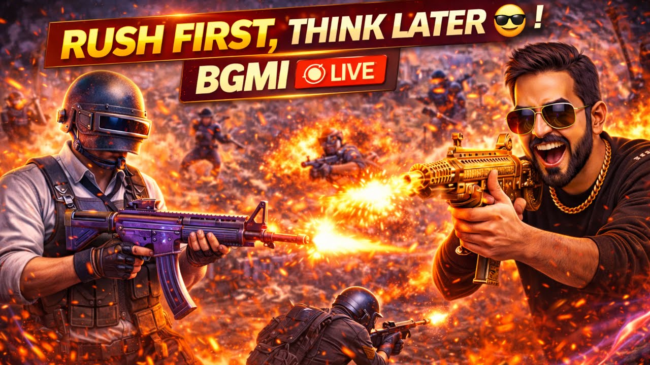 Rush First, Think Later 😎 | BGMI LIVE |  #BGMILive  #BGMIUpdate #BGMIIndia #GamingLive