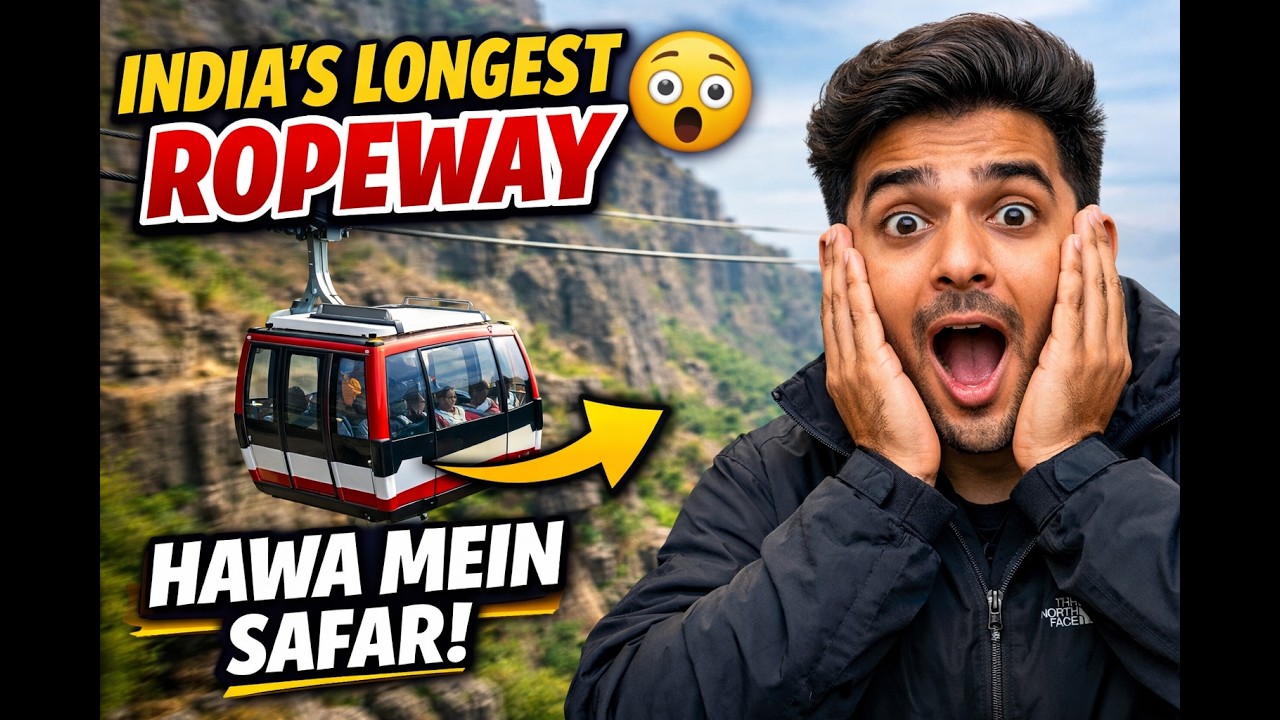 Maharashtra’s Hidden Ropeway 😍 | Malanggad Trek + Funicular Ride Experience